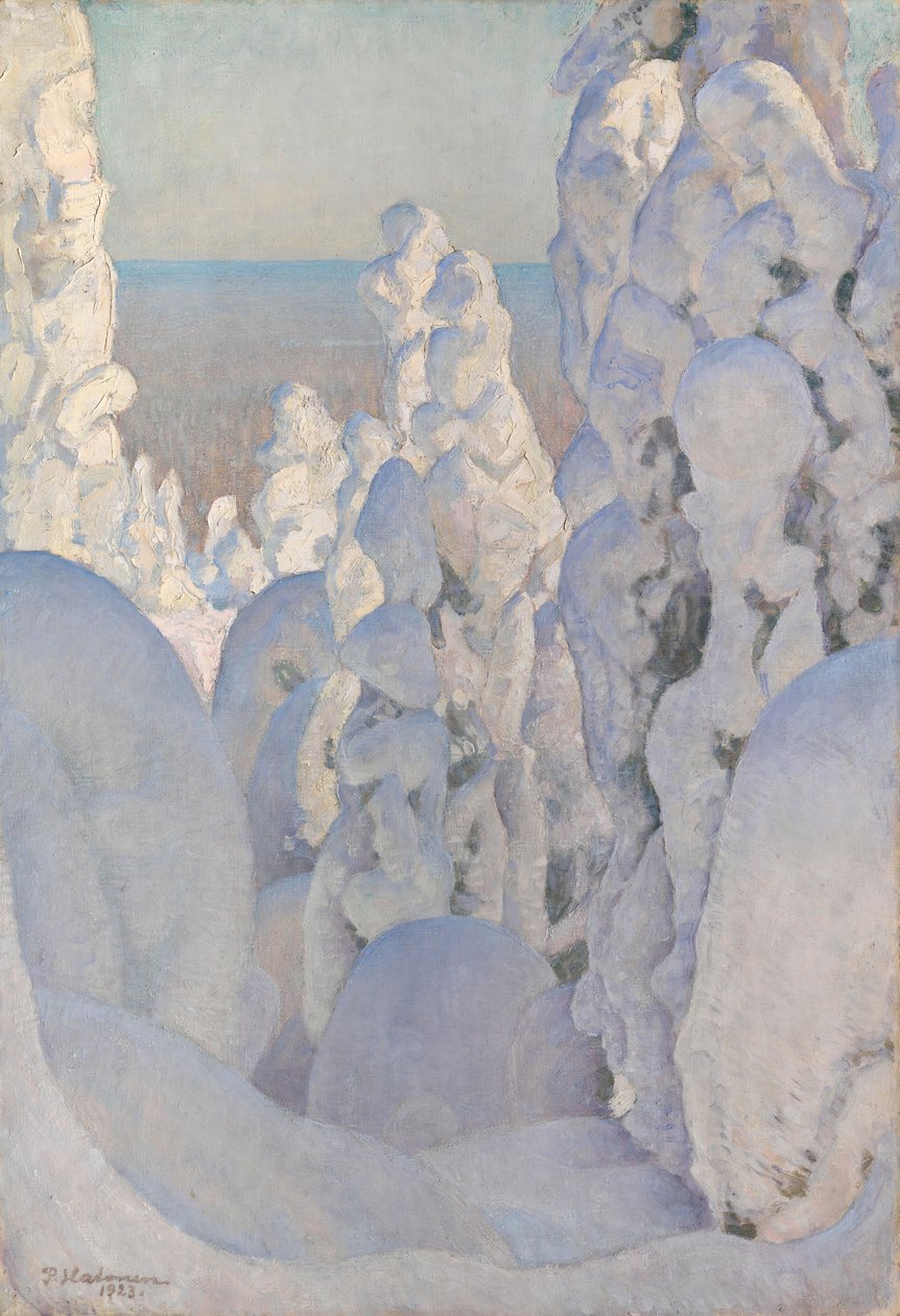 Paisaje invernal, Kinahmi de Pekka Halonen