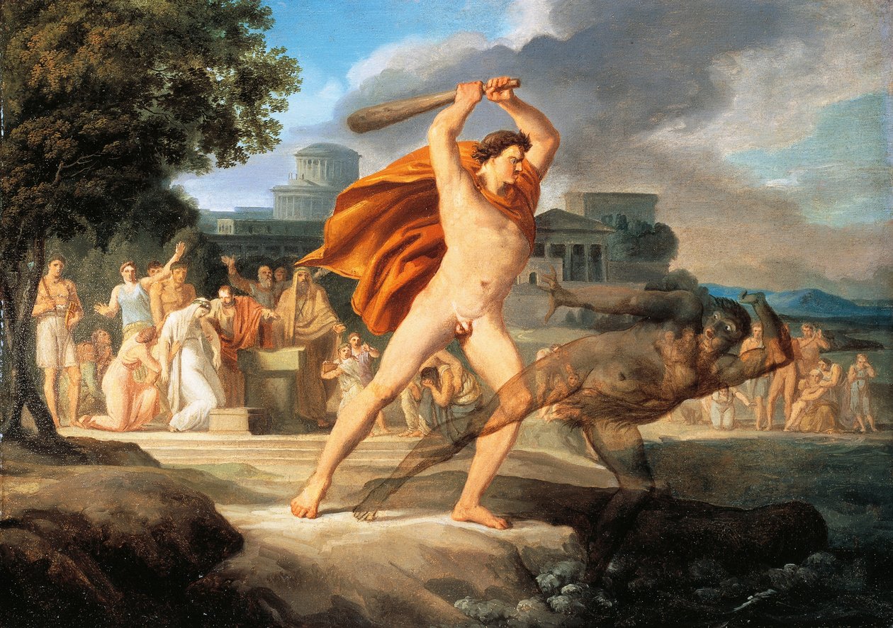 Hércules vence a Tánatos (óleo sobre lienzo) de Pelagio Palagi