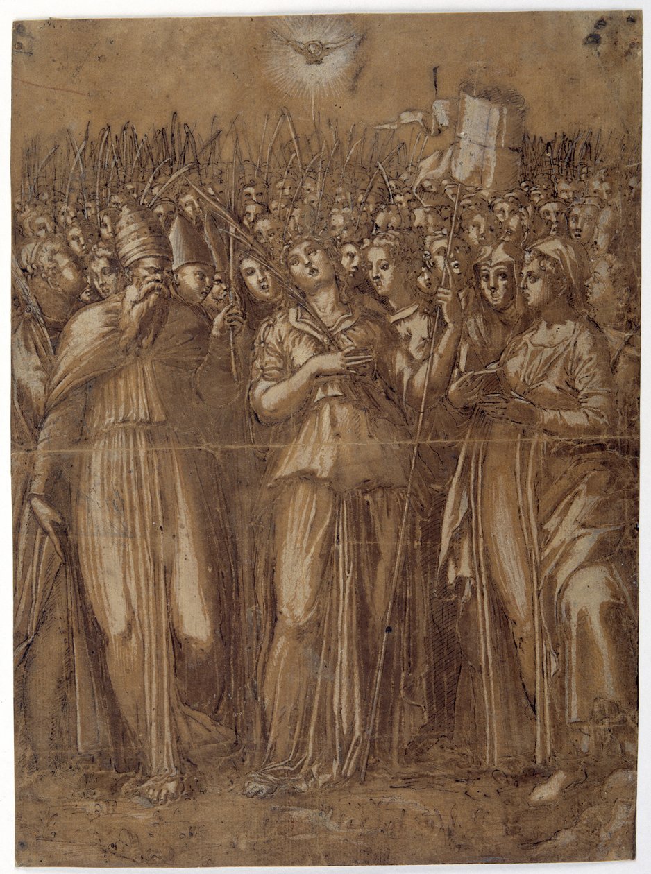 Santa Úrsula con las vírgenes mártires de Pellegrino (c.1460 1523) Aretusi