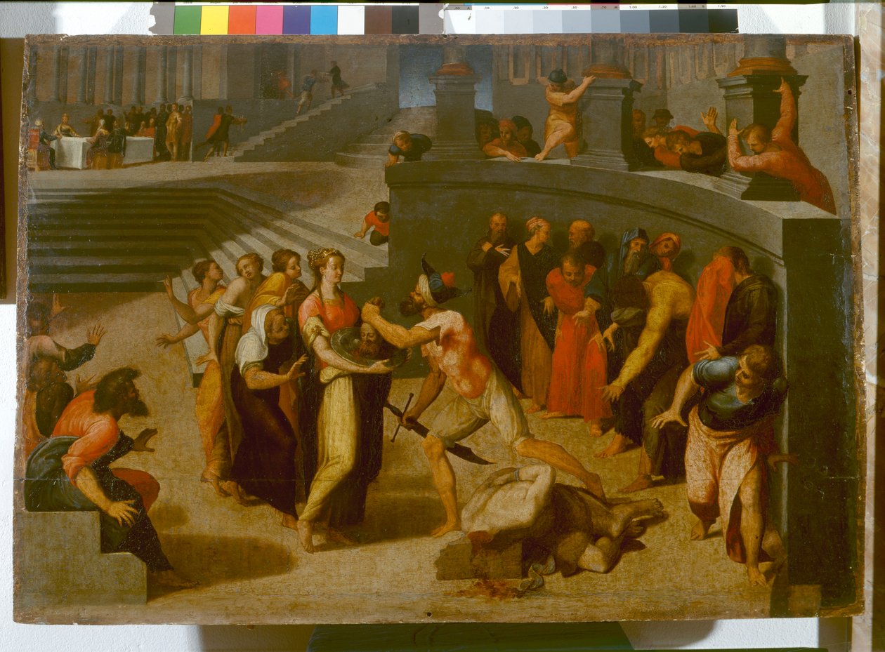 Decapitación de San Juan Bautista, c.1556 de Pellegrino Tibaldi