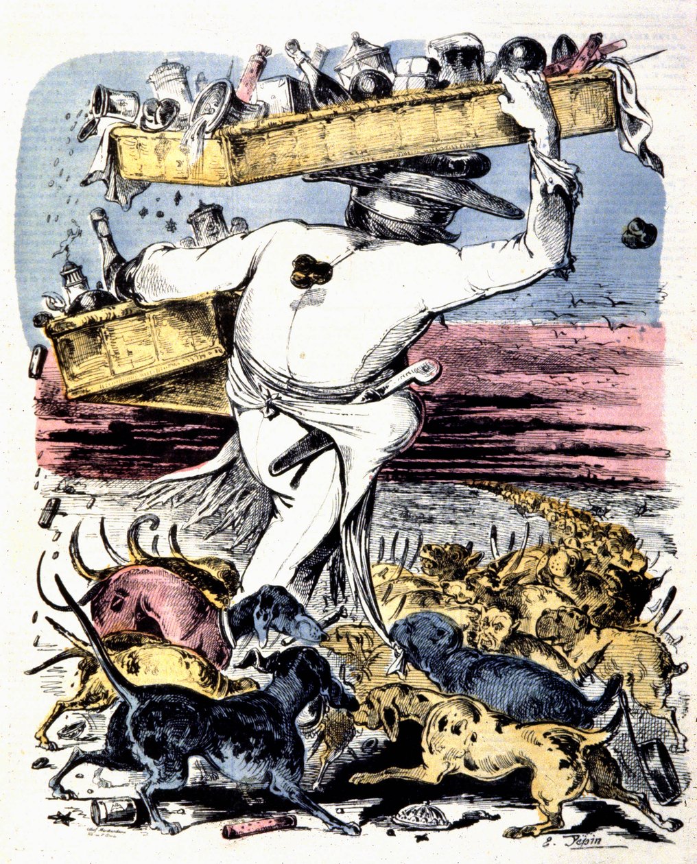 La Curee (La Matanza) de Zola de Pepin