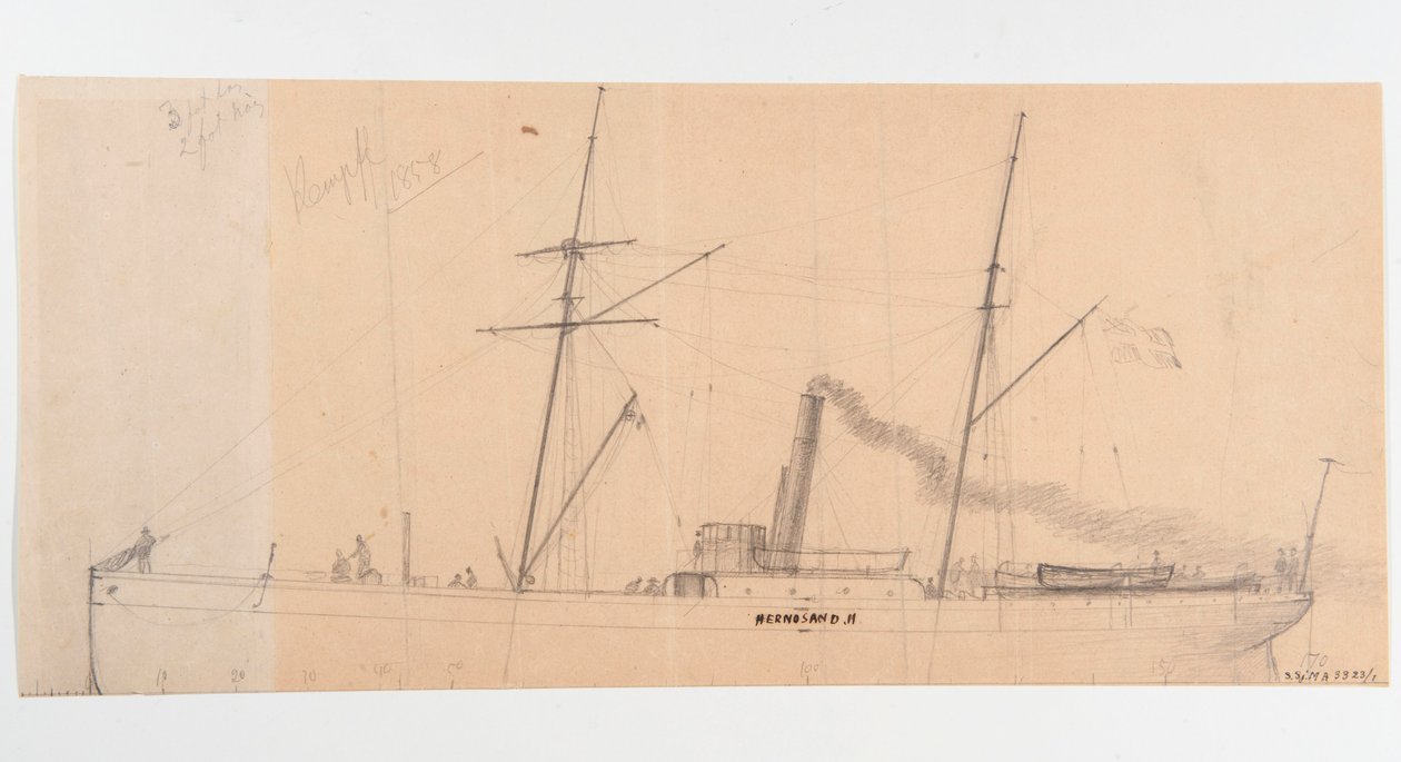 Barco de vapor HERNOSAND II de Per Wilhelm Cedergren