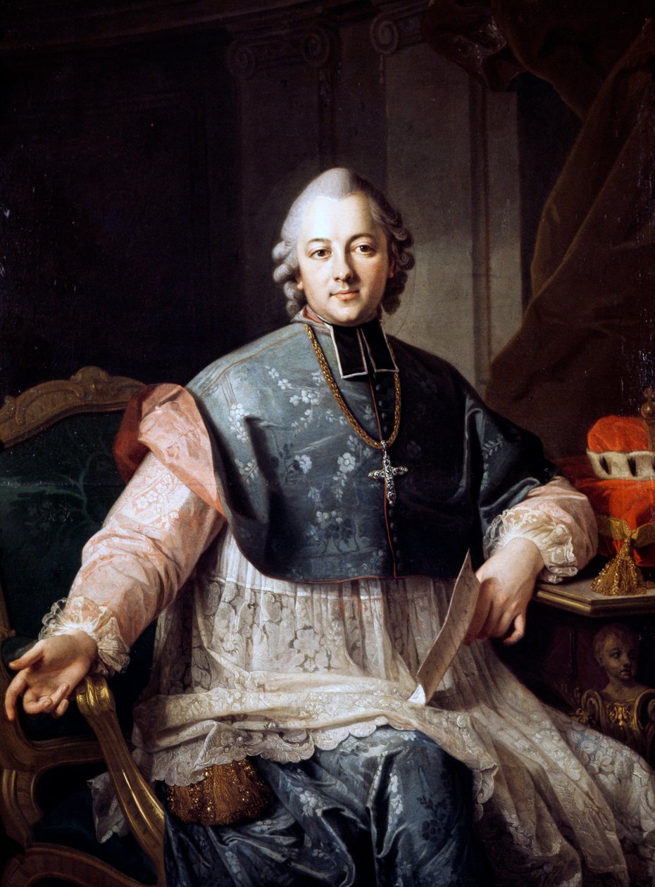 Retrato de Ignacy Krasicki de Per Krafft