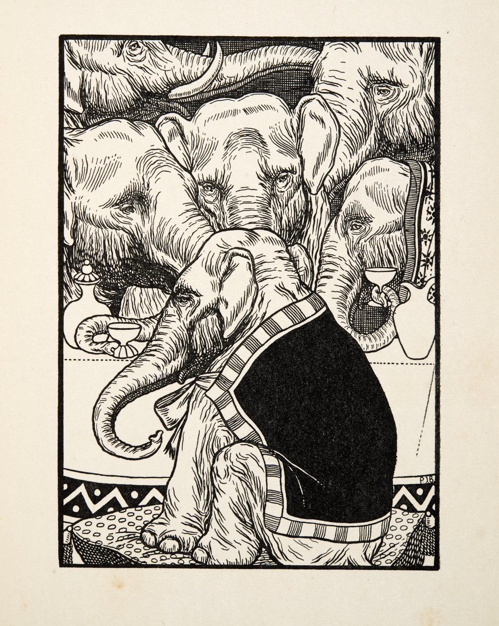 Una comedia de cuadrúpedos, de Cien anécdotas de animales, pub. 1924 de Percy J. Billingshurst