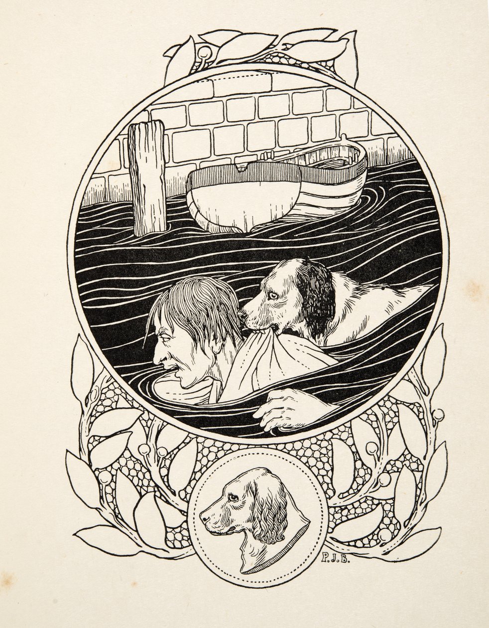 Una venganza generosa, de Cien anécdotas de animales, pub. 1924 de Percy J. Billingshurst
