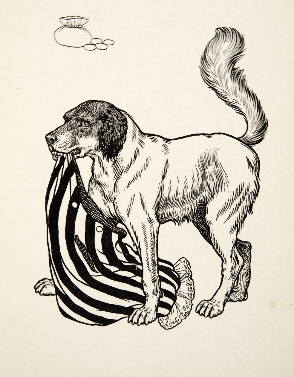 Un Buen Buscador, de Cien Anécdotas de Animales, pub. 1924 de Percy J. Billingshurst