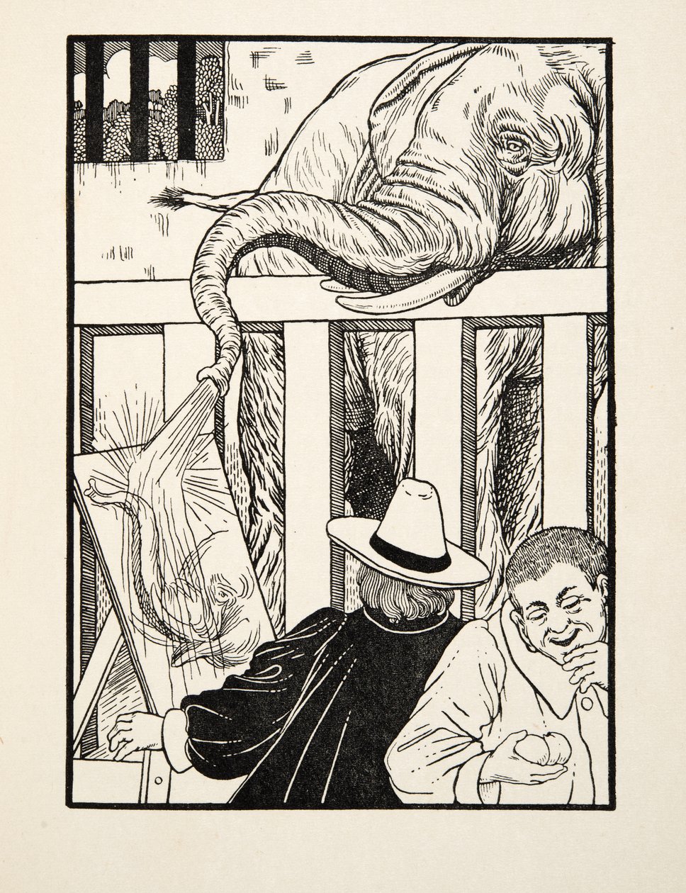 Un sentido del ridículo, de Cien anécdotas de animales, pub. 1924 de Percy J. Billingshurst