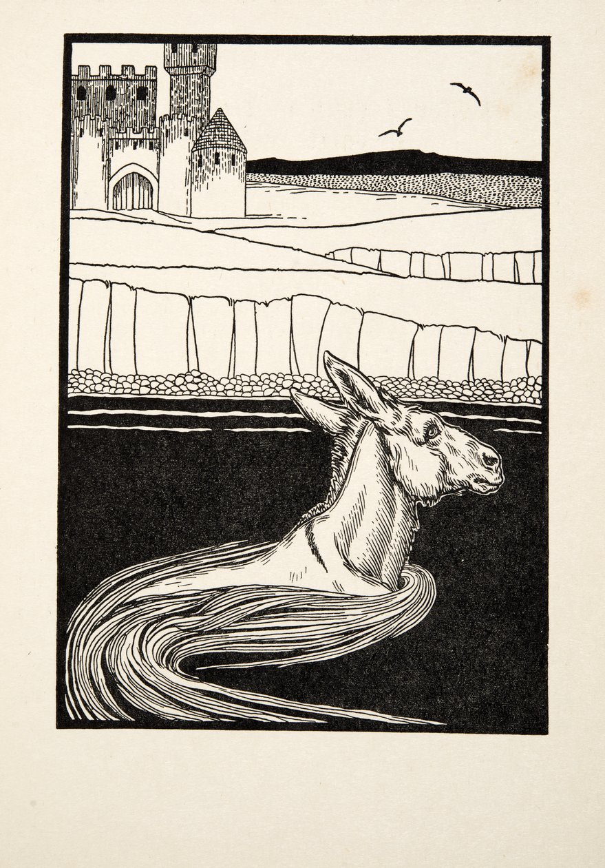 Un asno abandonado, de Cien anécdotas de animales, pub. 1924 de Percy J. Billingshurst