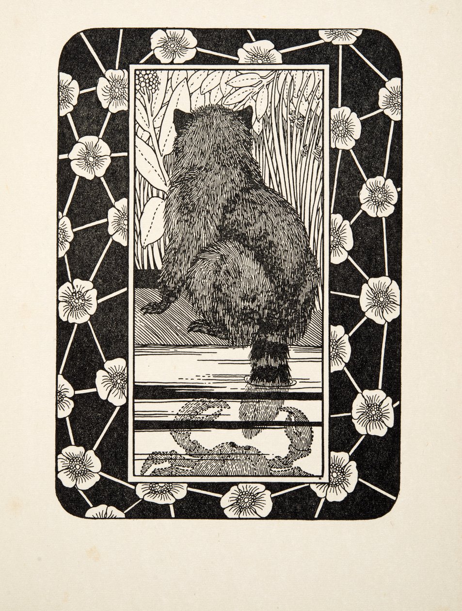Pesca de cangrejos, de Cien anécdotas de animales, pub. 1924 de Percy J. Billingshurst