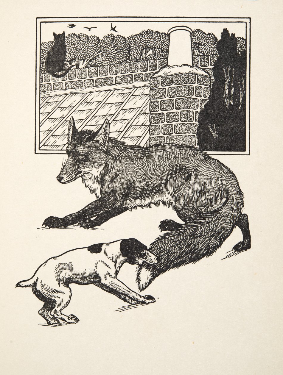 Caza de zorros, de Cien anécdotas de animales, pub. 1924 de Percy J. Billingshurst