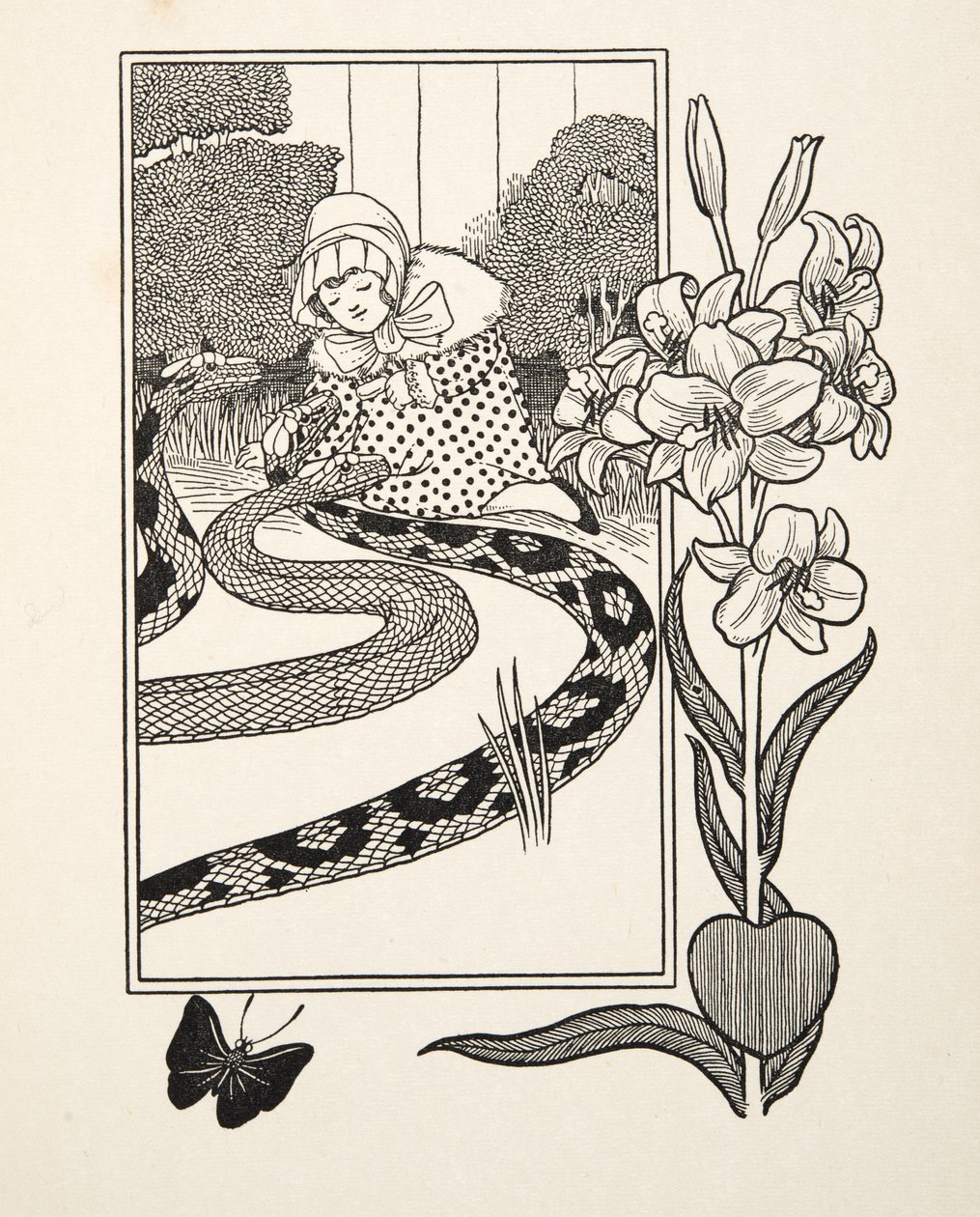 Fascinación infantil, de Cien anécdotas de animales, pub. 1924 de Percy J. Billingshurst