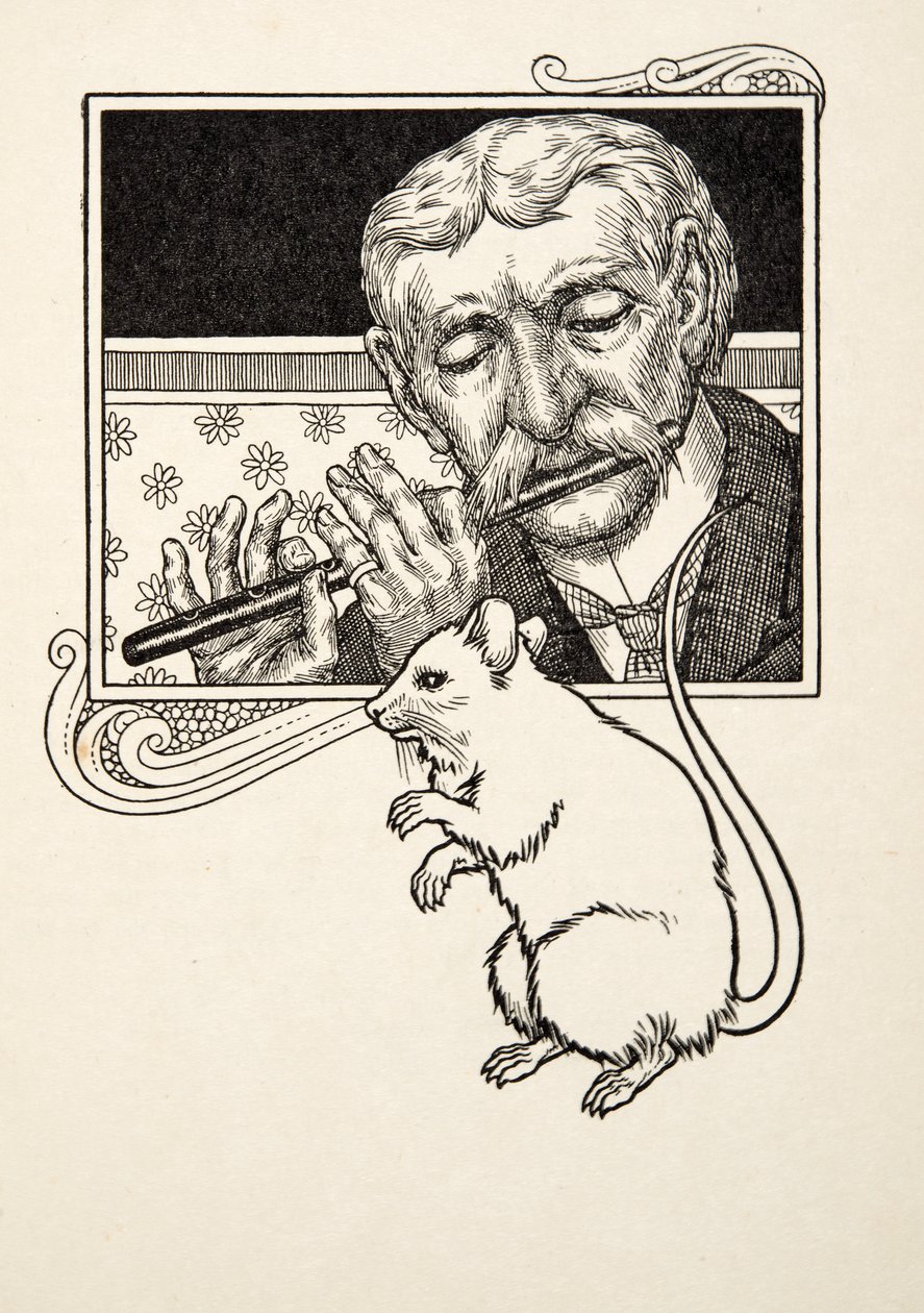 Ratones musicales, de Cien anécdotas de animales, pub. 1924 de Percy J. Billingshurst