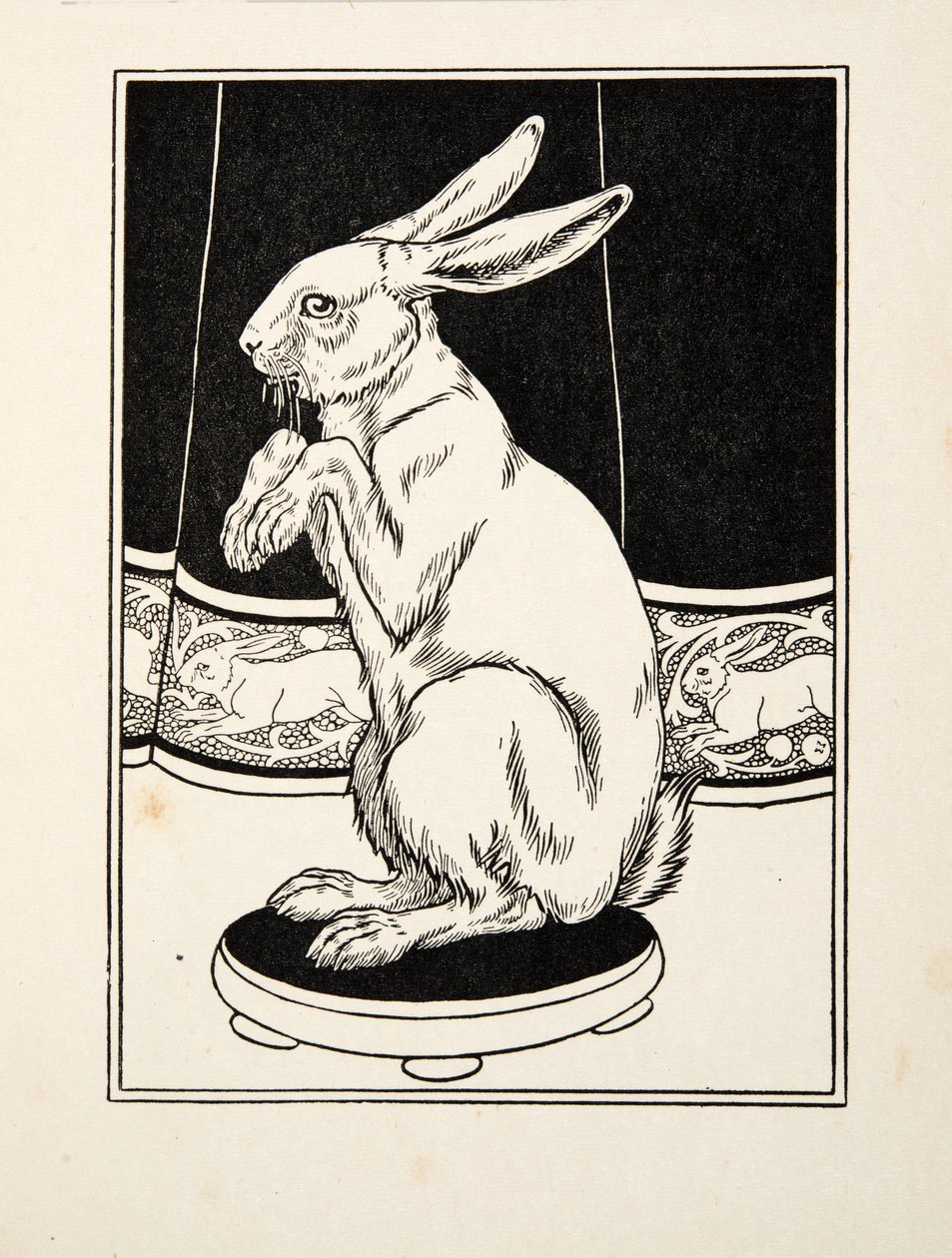 Liebres domesticadas, de Cien anécdotas de animales, pub. 1924 de Percy J. Billingshurst