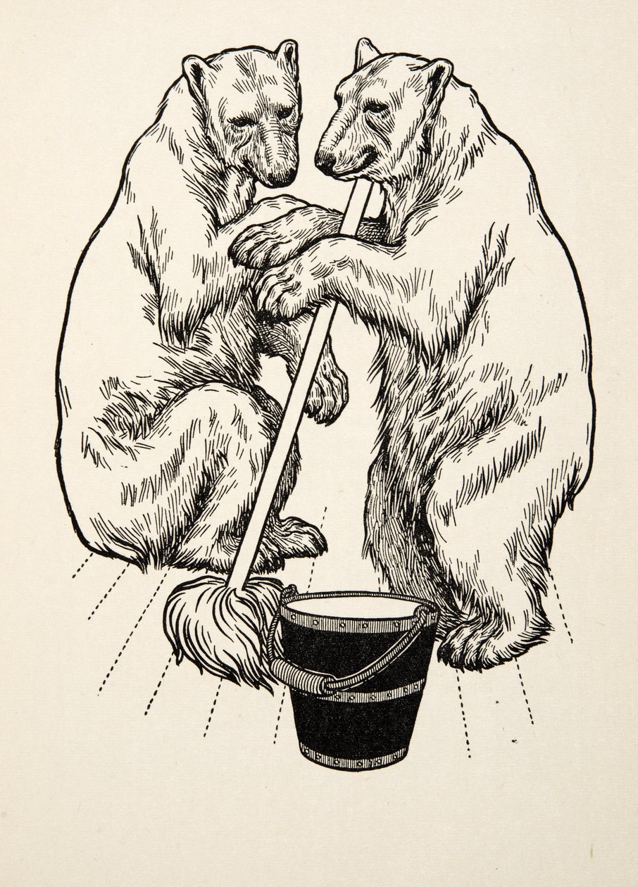 Los cachorros de oso, de Cien anécdotas de animales, pub. 1924 de Percy J. Billingshurst