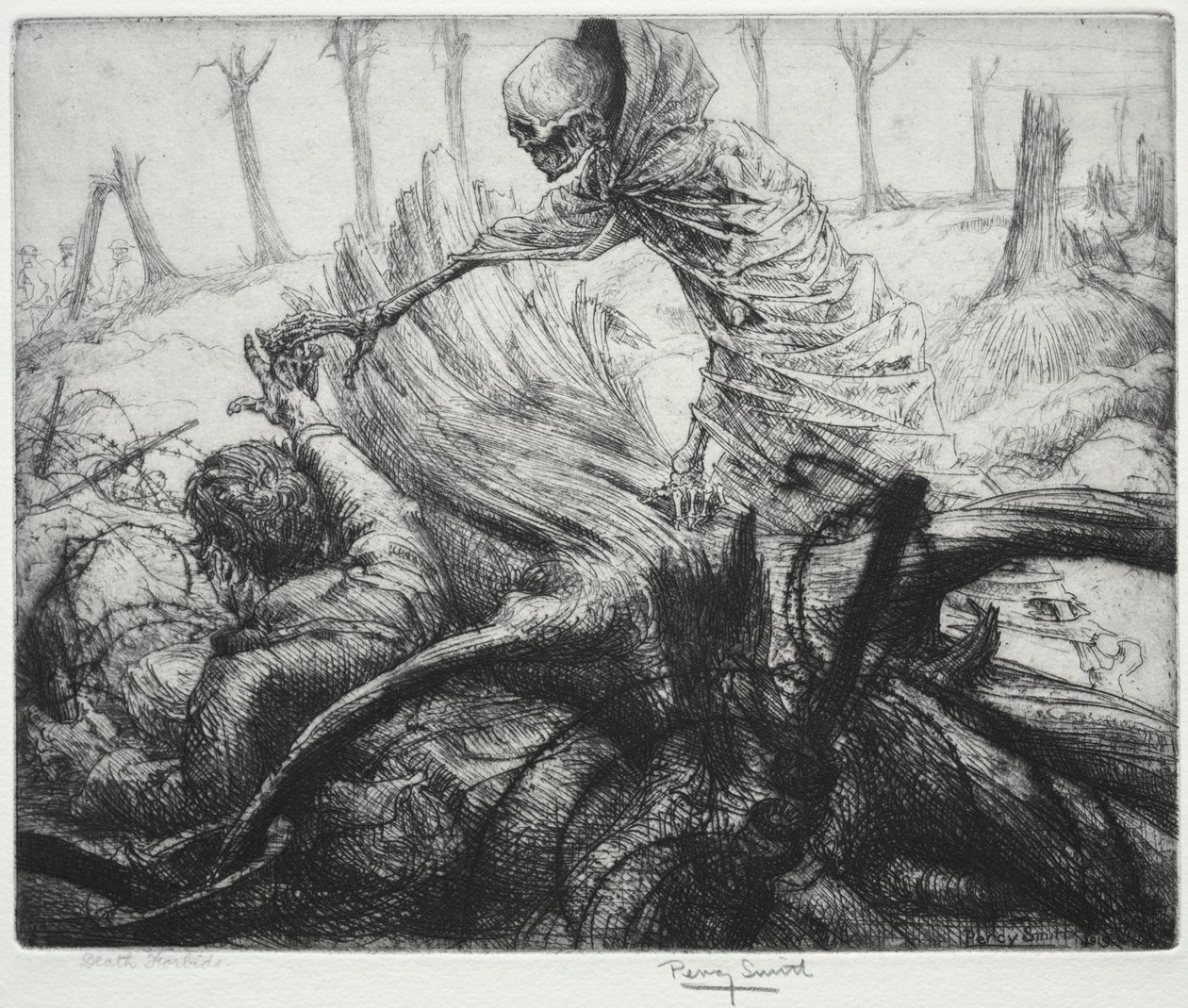 Danza de la muerte: La muerte prohíbe de Percy John Delf Smith