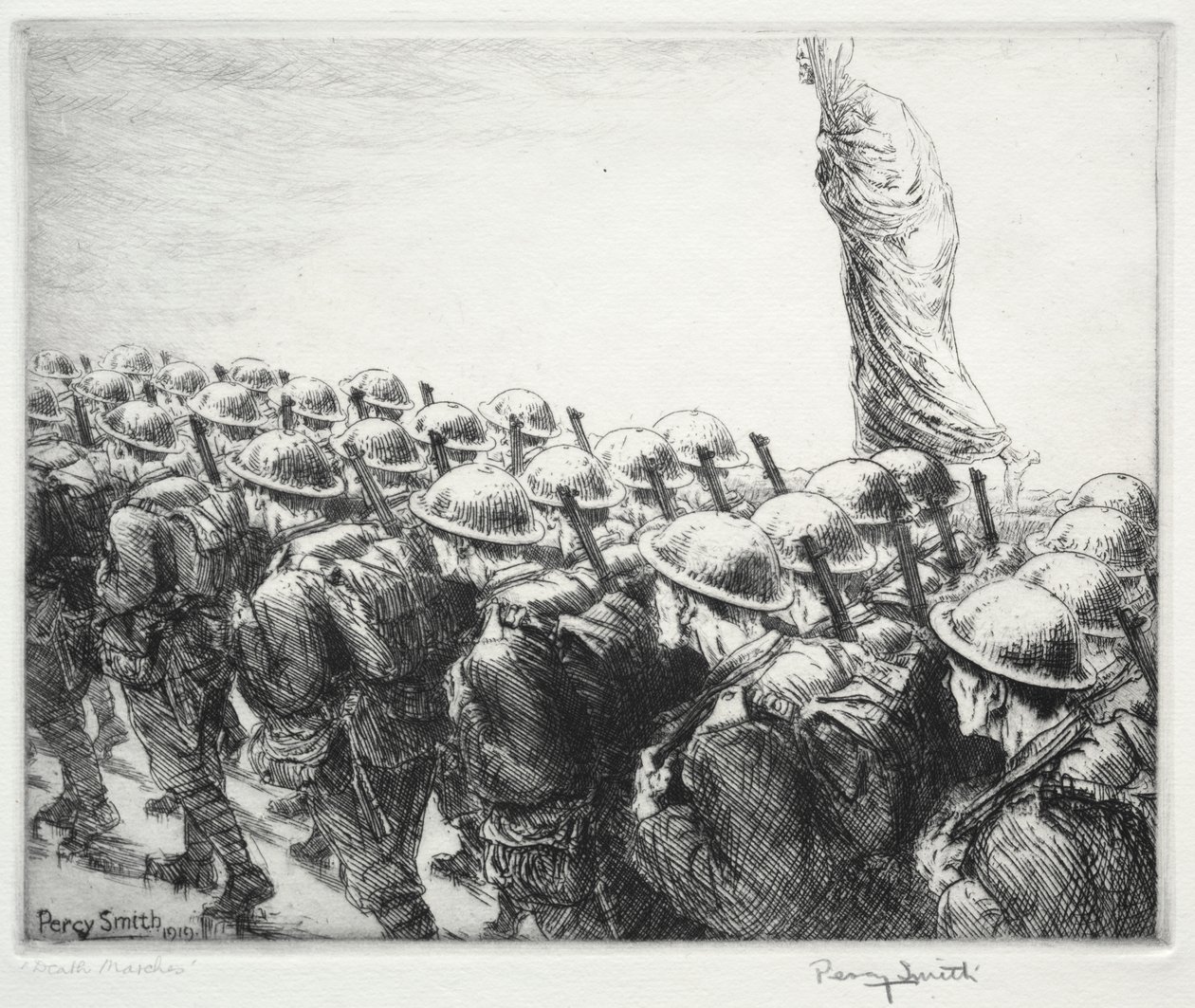Danza de la muerte: La muerte marcha de Percy John Delf Smith