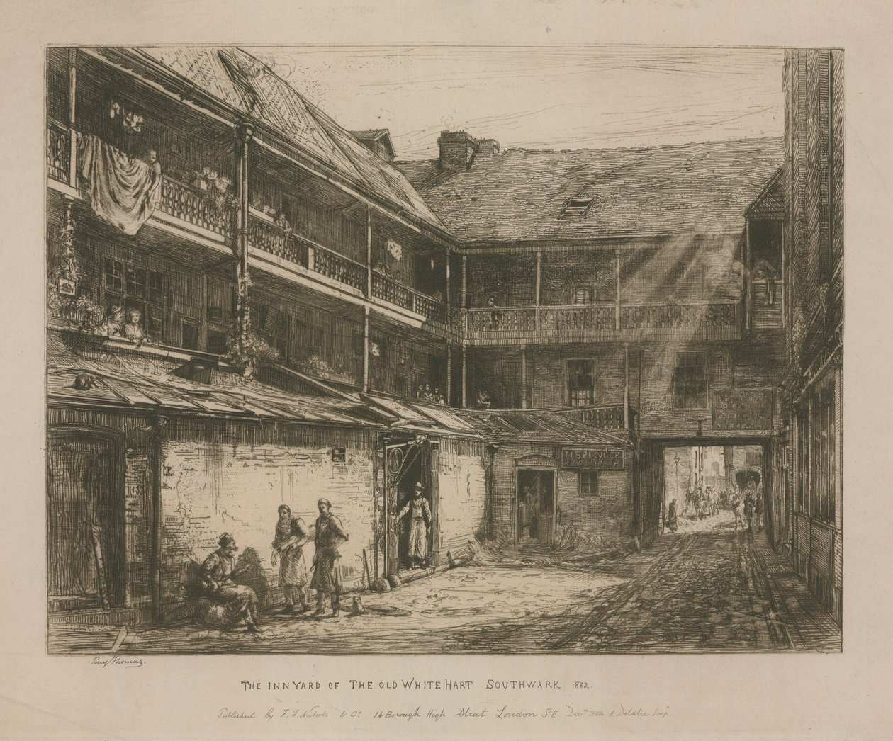 The Old White Hart, Southwark de Percy Thomas