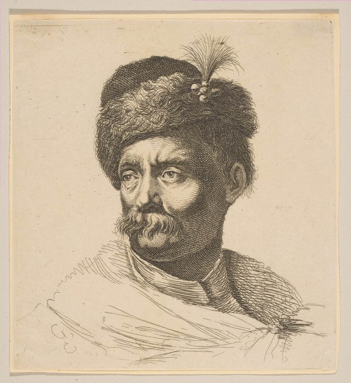 Busto de un polaco, después de 1641 de Peregrine Lovell