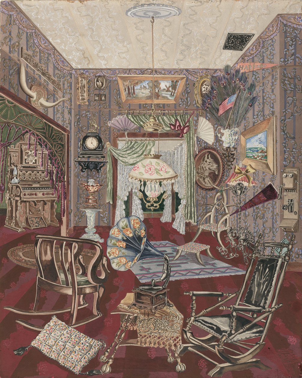 Sala de estar, 1935-1942 de Perkins Harnly