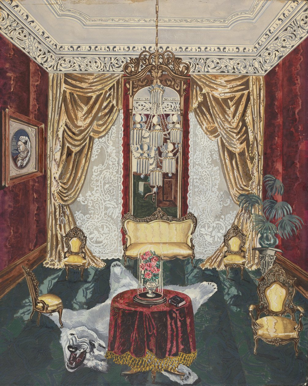 Salón de la casa, 1869 de Perkins Harnly