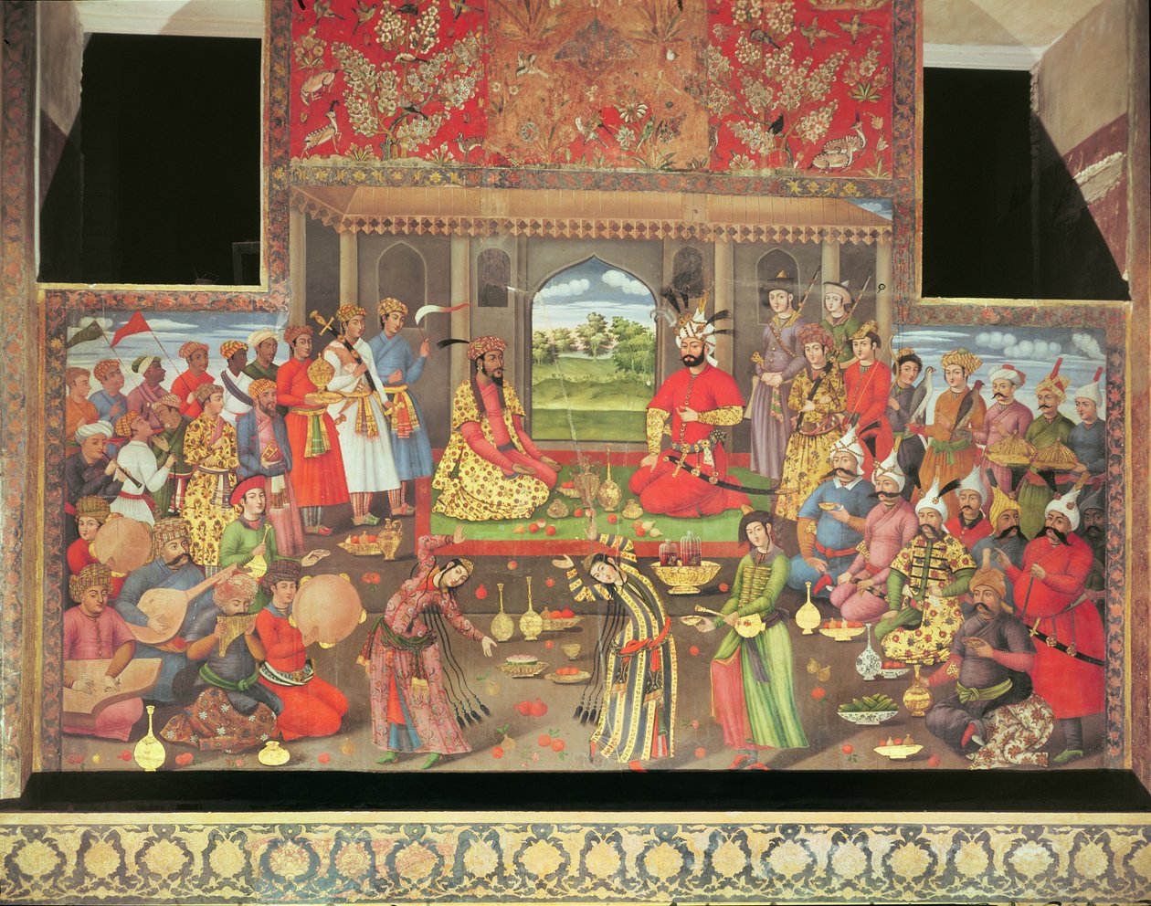 La Recepción del Embajador del Gran Mogol en la Corte del Shah Tahmasp, 1573-76 de Persian School