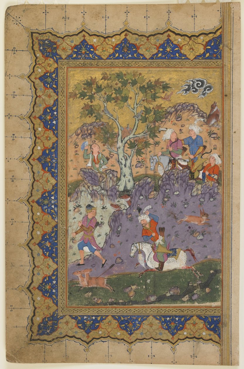 Un príncipe cazando, c.1600 de Persian School