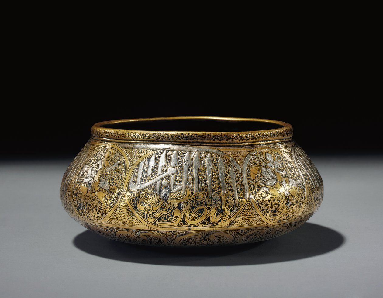 Cuenco incrustado, Fars, Persia de Persian School
