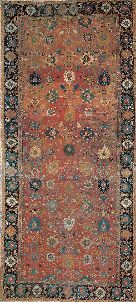 Alfombra de Khorassan, noreste de Persia de Persian School