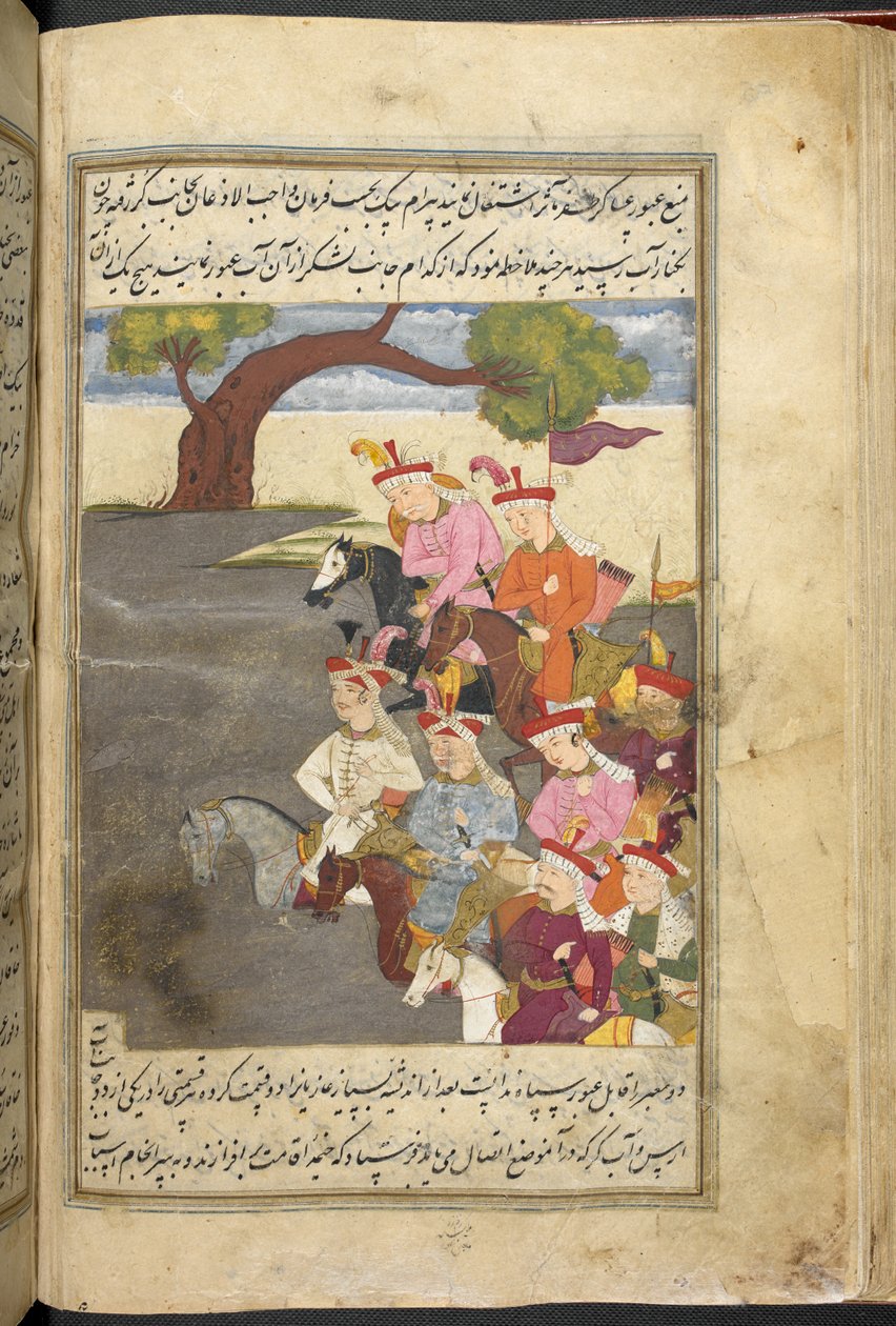 O. 3248, f. 55v Shah Ismail y el qizilbash, de 
