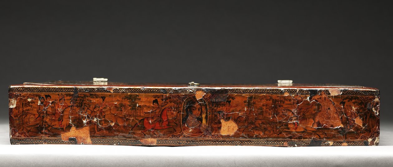 Kit de herramientas que representa a la Sagrada Familia, c.1830 de Persian School