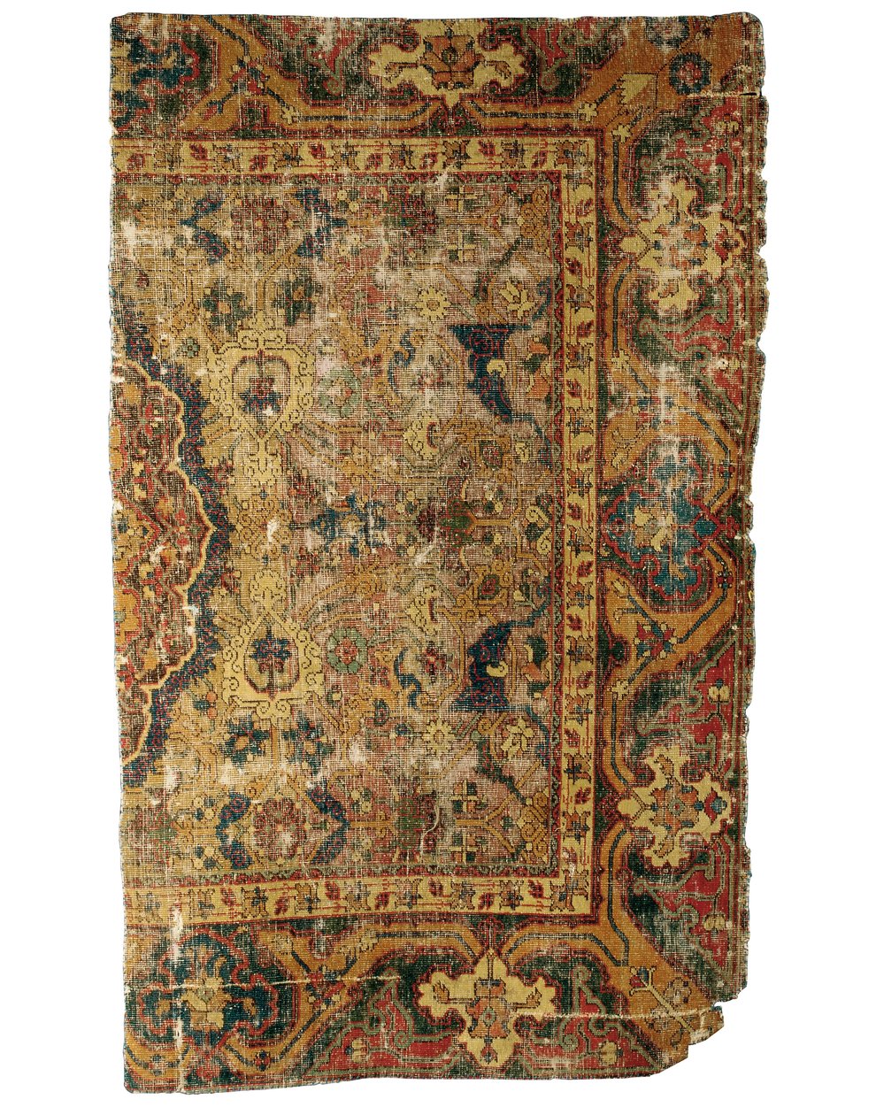 Fragmento de alfombra medallón pequeña de Tabriz, Noroeste de Persia, primera mitad del siglo XVI de Persian School