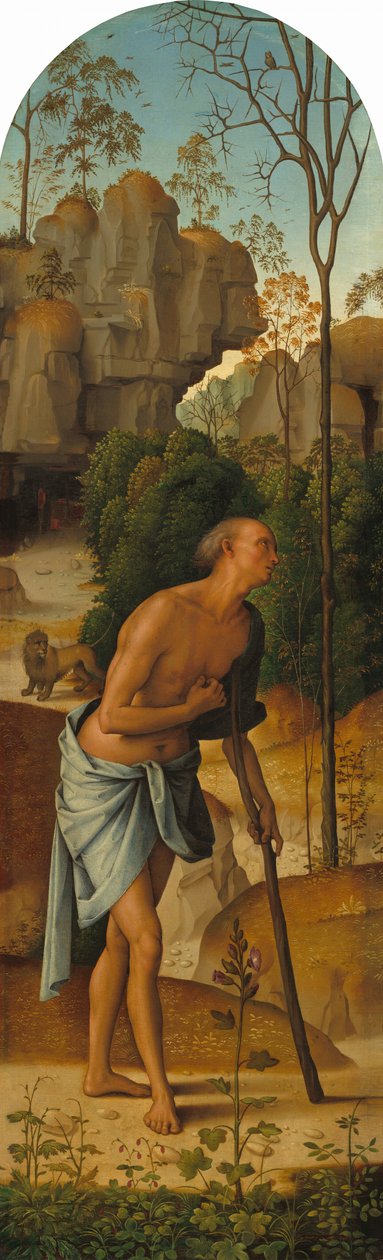 La crucifixión con la Virgen, San Juan, San Jerónimo y Santa María Magdalena de Perugino