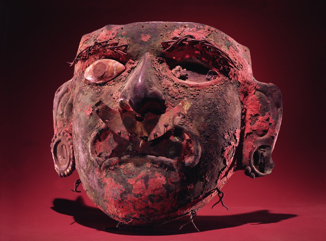 Máscara Inca de Peruvian School