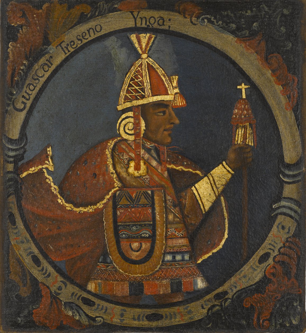 Tupac Cusi Hualpa (Huascar) 13º Rey Inca de Peruvian School