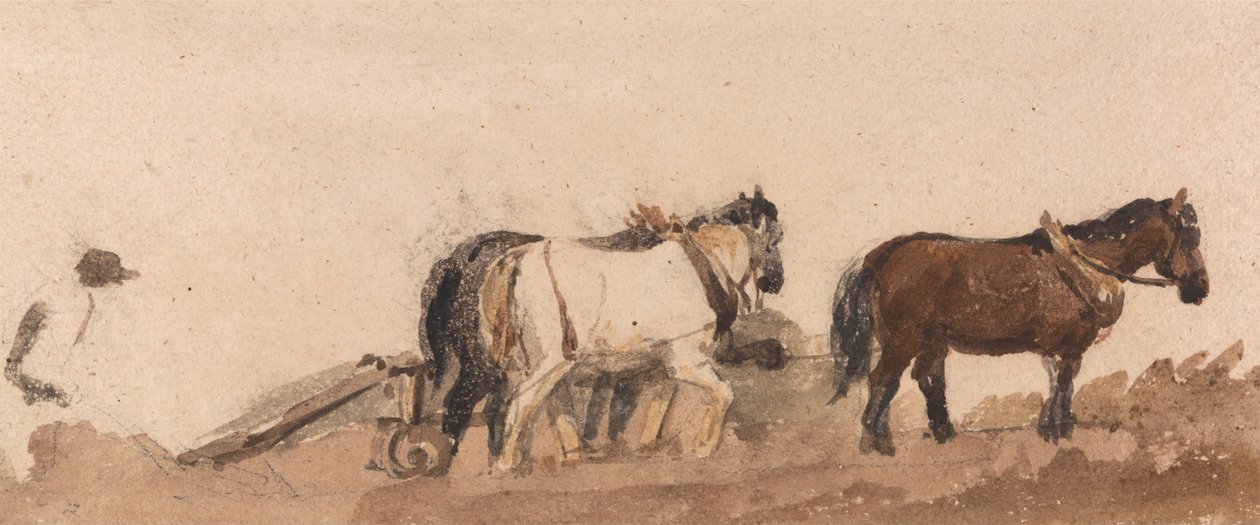 Caballos de arado de Peter de Wint