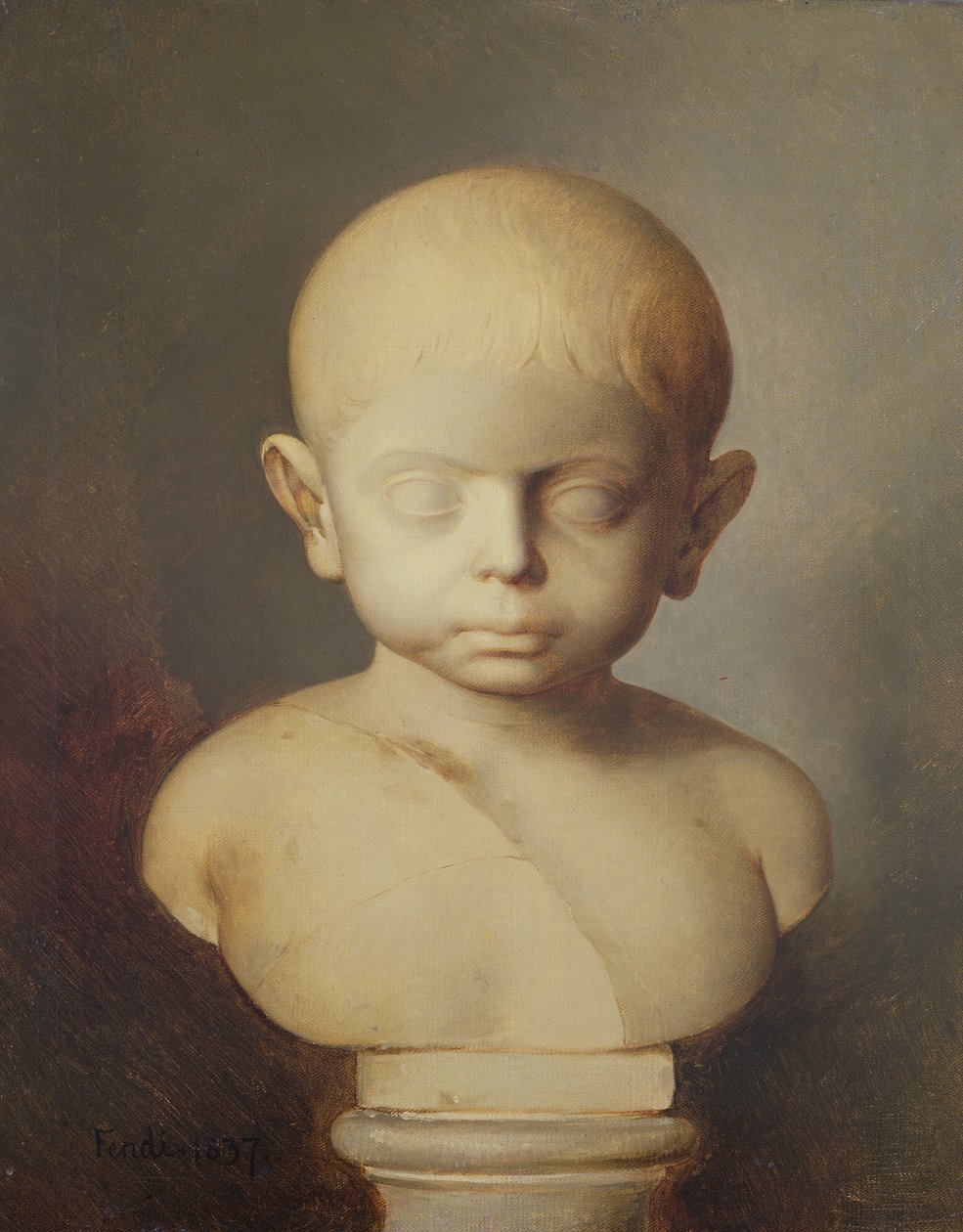Busto de un niño de Peter Fendi