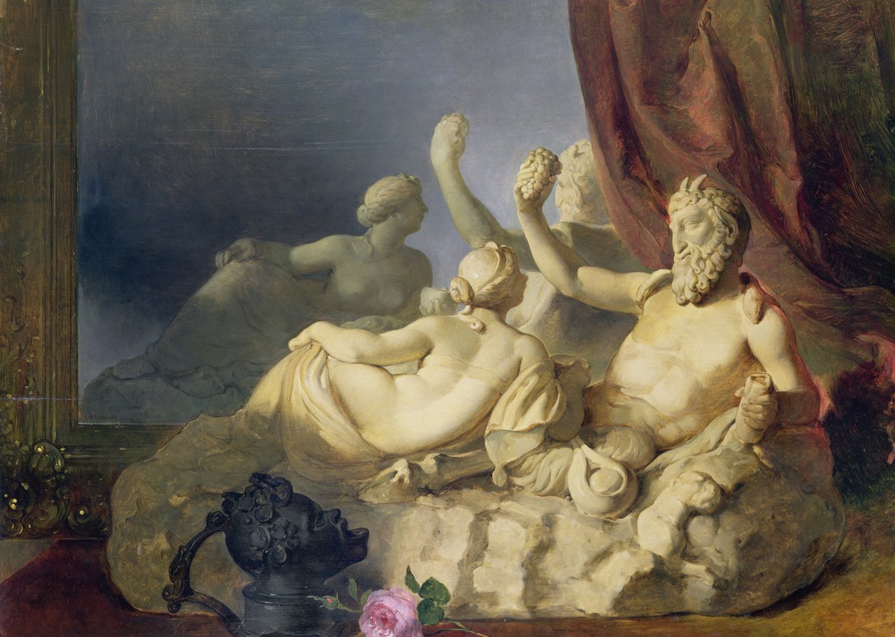 Pan y una ninfa de Peter Fendi