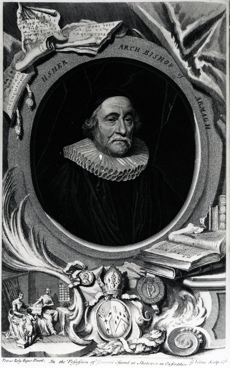 James Ussher, grabado por George Vertue, 1738 de Peter Lely