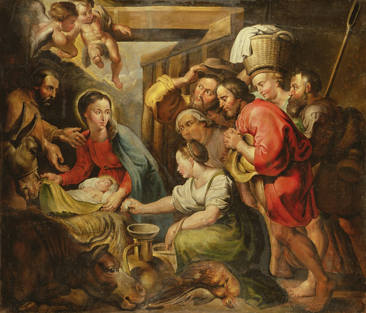 Adoración de los Pastores de Peter Paul Rubens