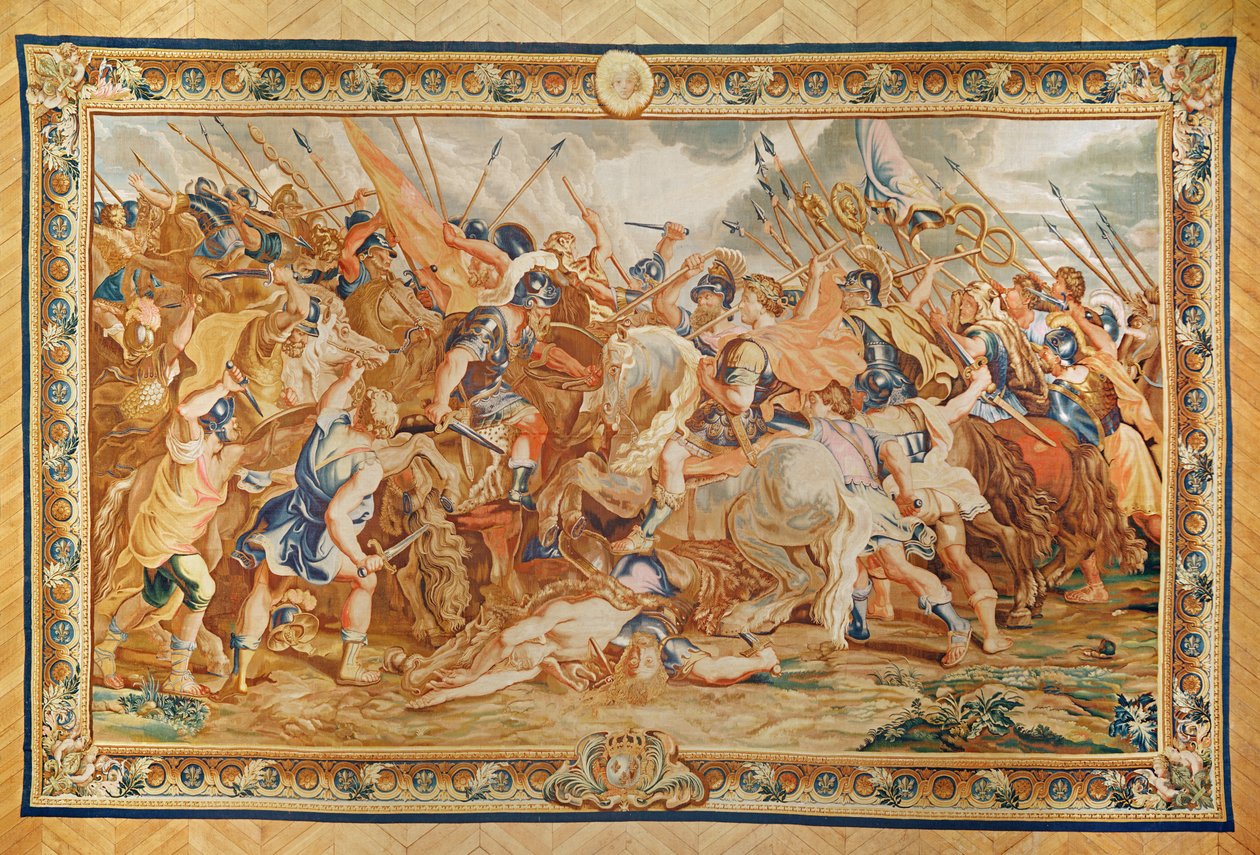 Constantino en batalla de Peter Paul Rubens