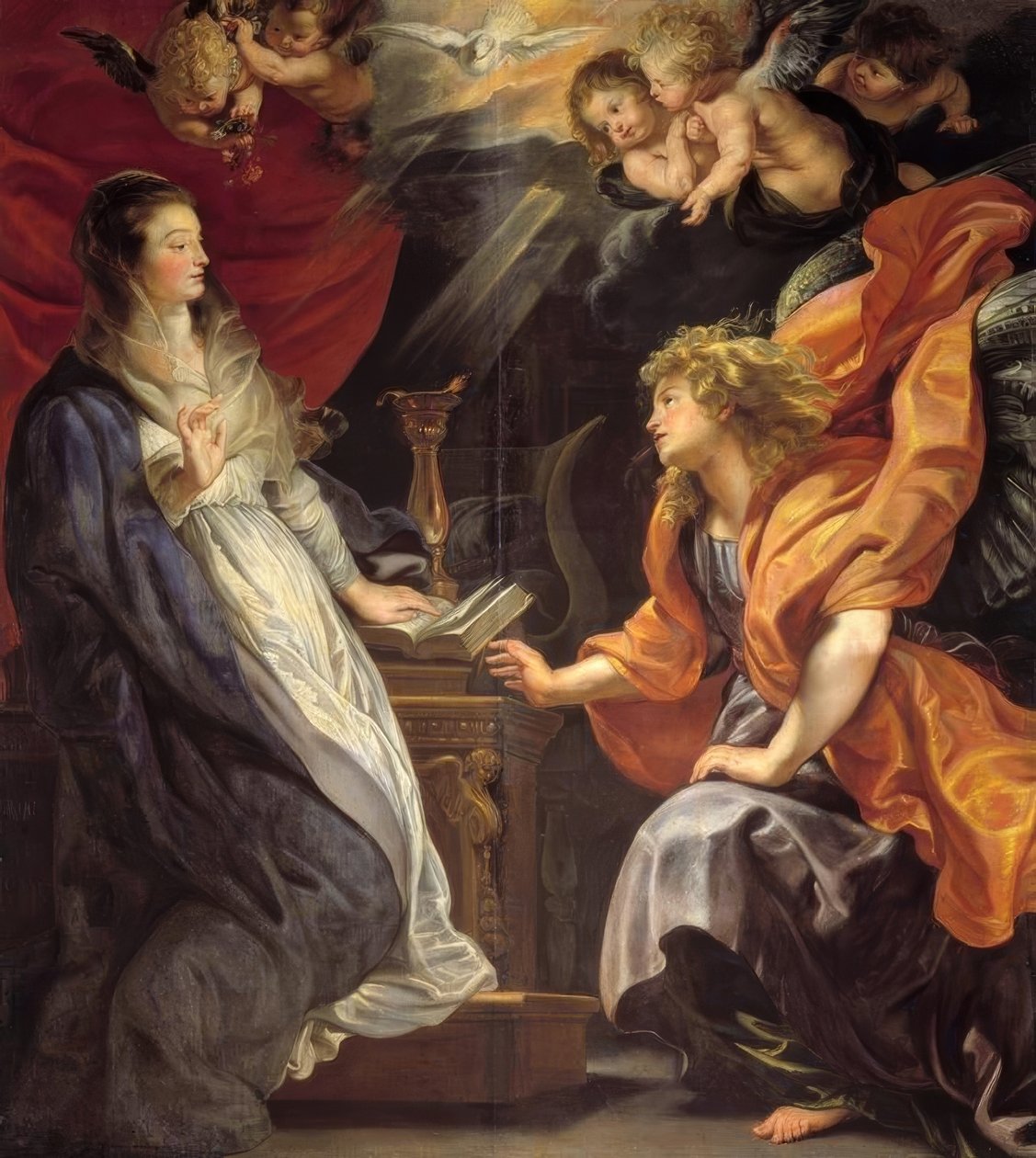 La Anunciación a María de Peter Paul Rubens