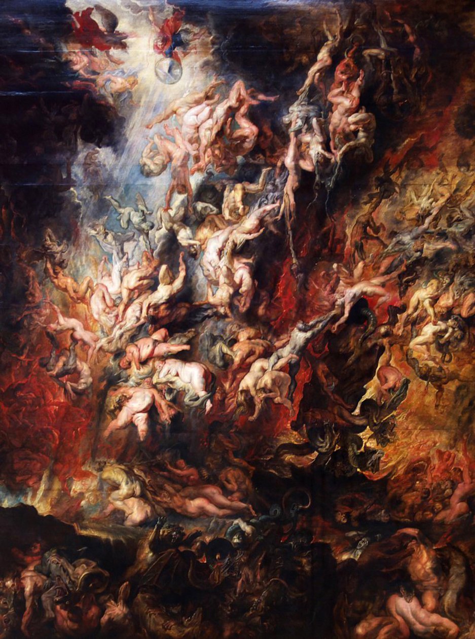 La caída de los condenados de Peter Paul Rubens