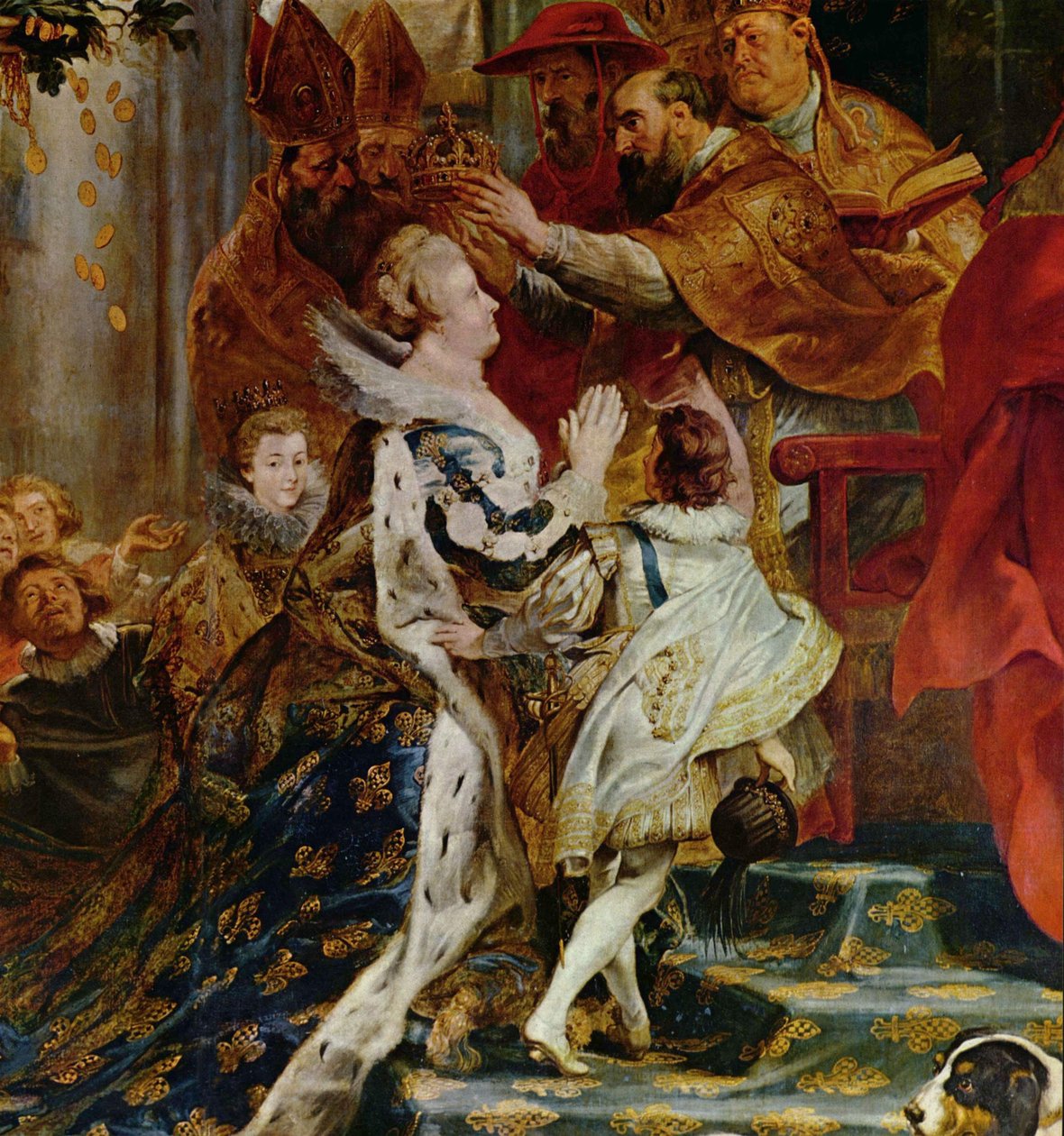 Coronación de María de Médicis en San Denis en París de Peter Paul Rubens