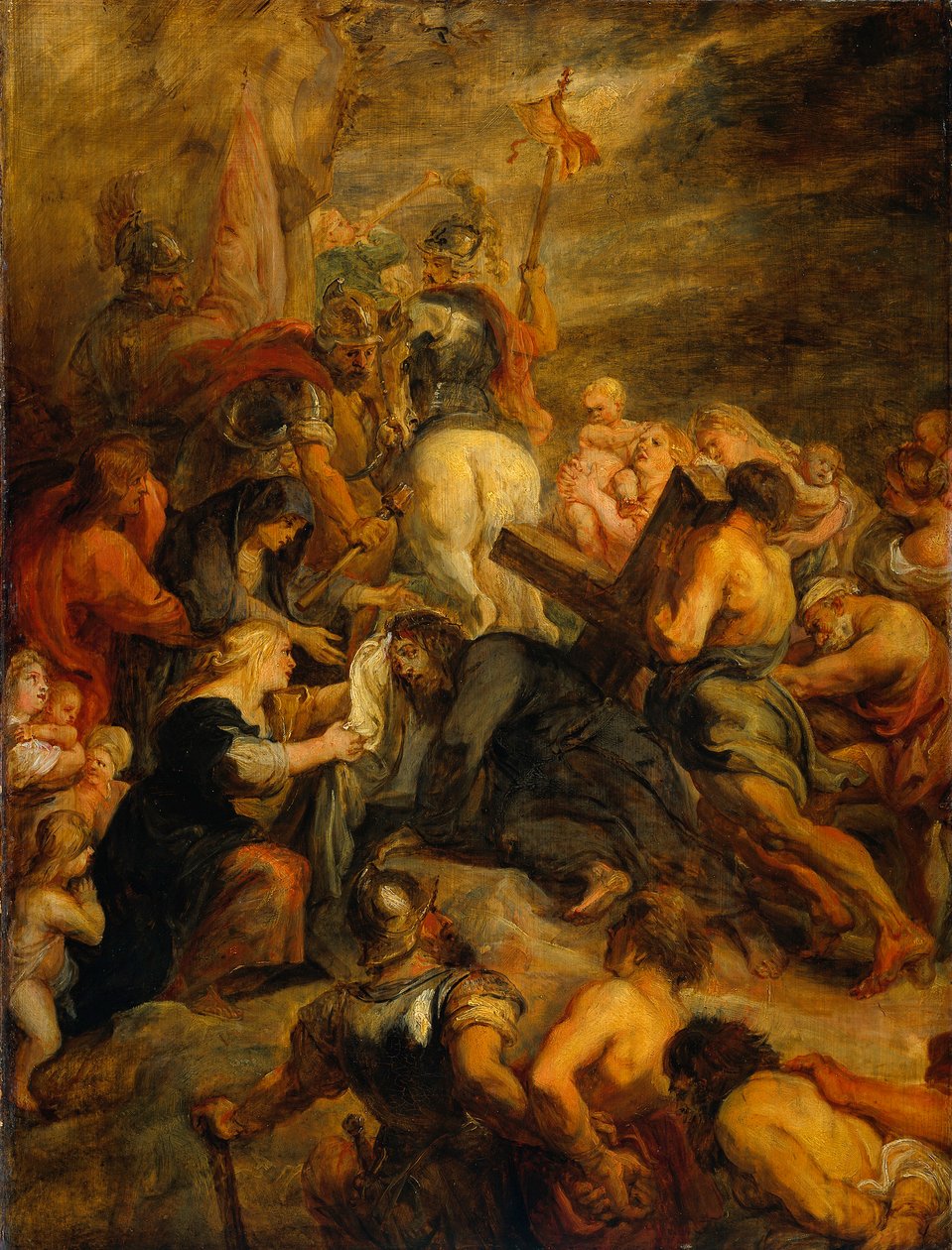 El camino al Calvario de Peter Paul Rubens