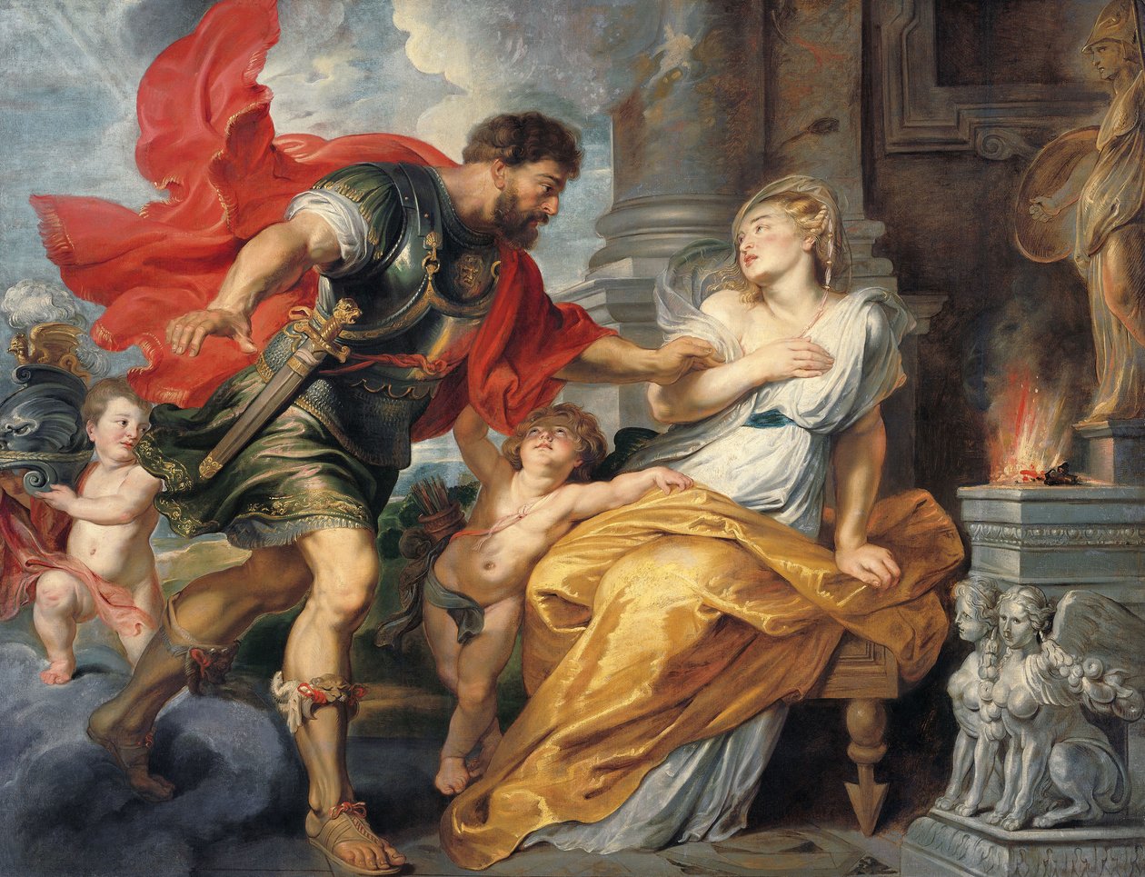 Marte y Rea Silvia de Peter Paul Rubens