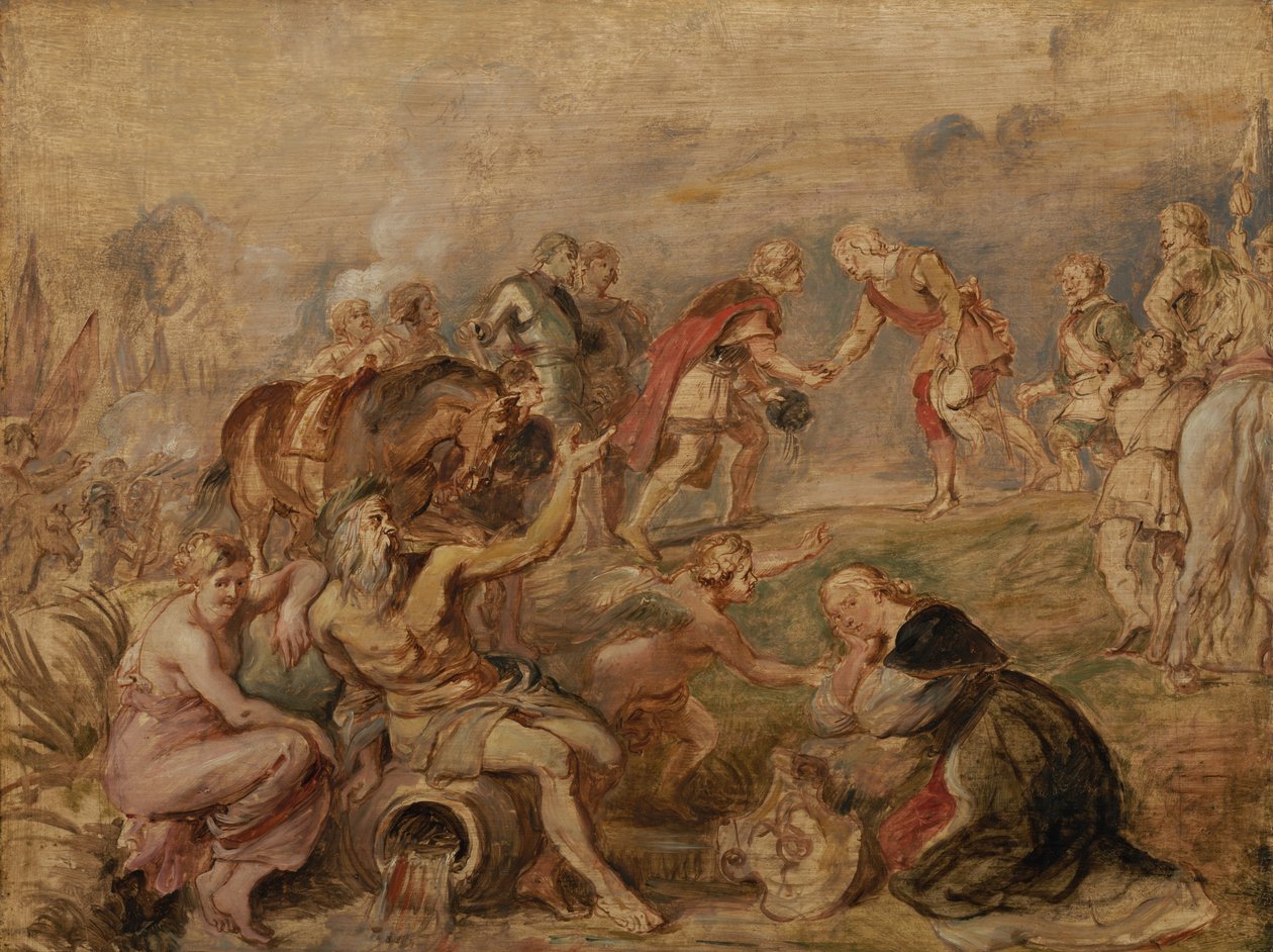 Encuentro del rey Fernando de Hungría y el cardenal-infante Fernando de España en Nördlingen de Peter Paul Rubens