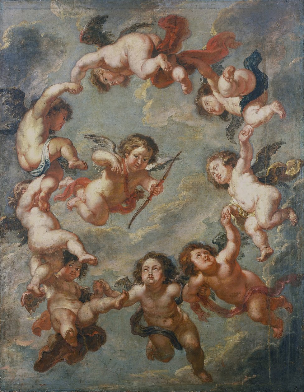 Putti: una decoración de techo de Peter Paul Rubens