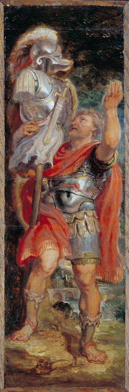 Rómulo erigiendo un trofeo de Peter Paul Rubens