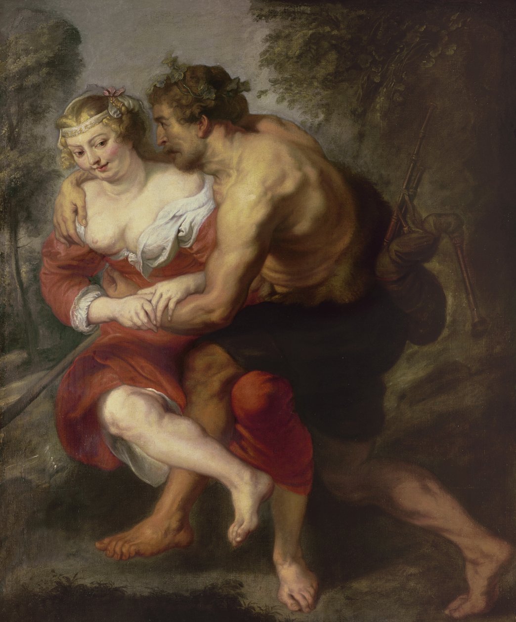 Escena de amor o, La conversación galante de Peter Paul Rubens