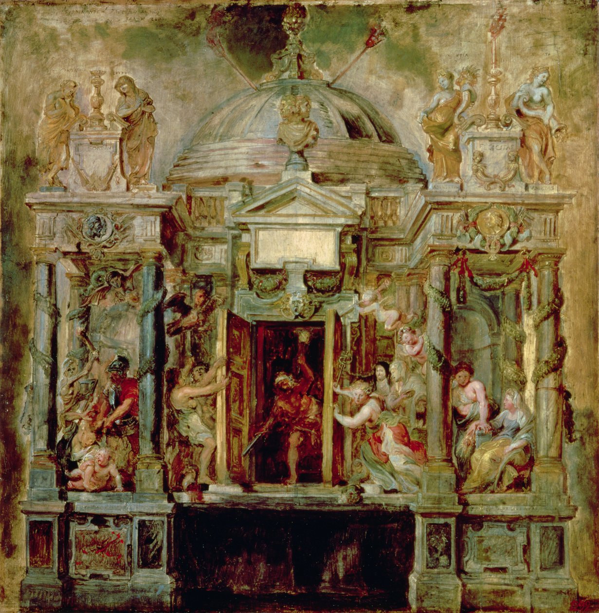 Templo de Jano, 1630s de Peter Paul Rubens
